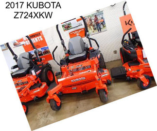 2017 KUBOTA Z724XKW