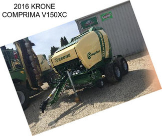 2016 KRONE COMPRIMA V150XC