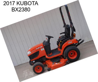 2017 KUBOTA BX2380