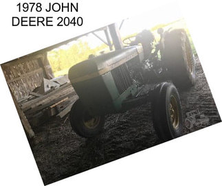 1978 JOHN DEERE 2040