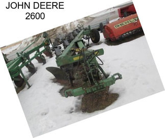 JOHN DEERE 2600