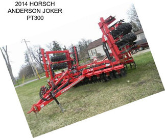 2014 HORSCH ANDERSON JOKER PT300
