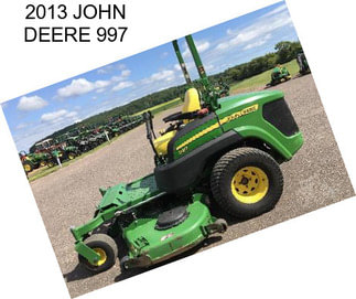 2013 JOHN DEERE 997