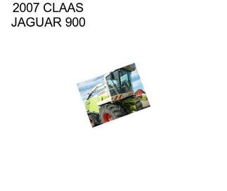 2007 CLAAS JAGUAR 900