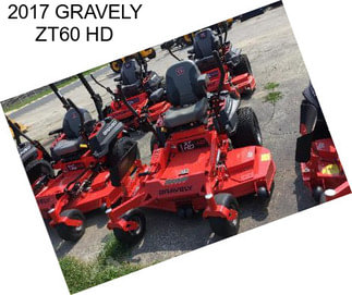 2017 GRAVELY ZT60 HD