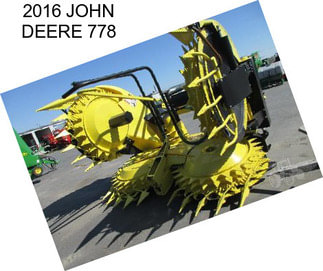 2016 JOHN DEERE 778