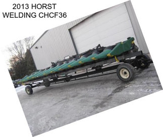 2013 HORST WELDING CHCF36