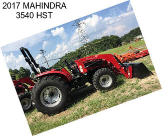 2017 MAHINDRA 3540 HST