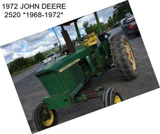 1972 JOHN DEERE 2520 *1968-1972*