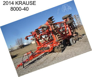 2014 KRAUSE 8000-40