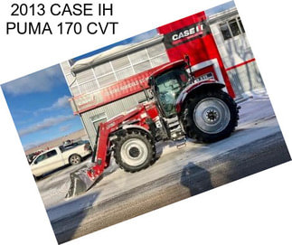 2013 CASE IH PUMA 170 CVT