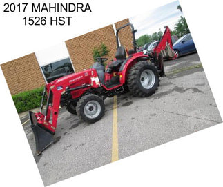 2017 MAHINDRA 1526 HST