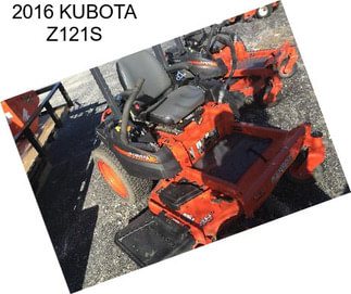 2016 KUBOTA Z121S