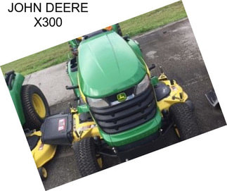 JOHN DEERE X300