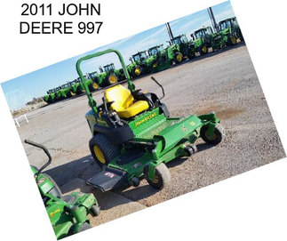 2011 JOHN DEERE 997