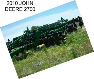 2010 JOHN DEERE 2700