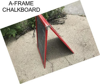 A-FRAME CHALKBOARD