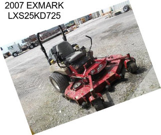 2007 EXMARK LXS25KD725