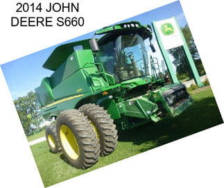 2014 JOHN DEERE S660