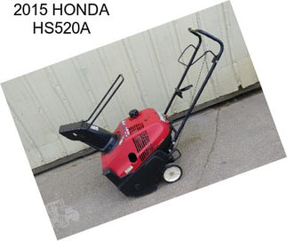 2015 HONDA HS520A