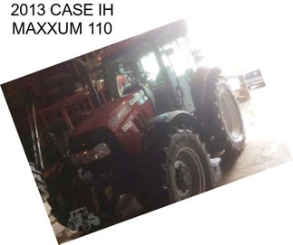 2013 CASE IH MAXXUM 110