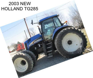 2003 NEW HOLLAND TG285