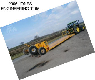 2006 JONES ENGINEERING T165