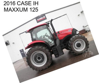 2016 CASE IH MAXXUM 125