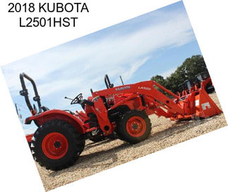 2018 KUBOTA L2501HST