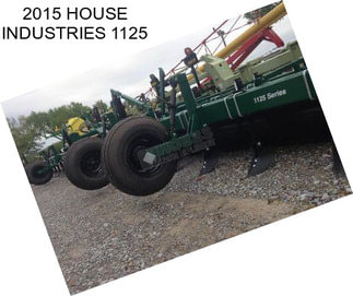 2015 HOUSE INDUSTRIES 1125
