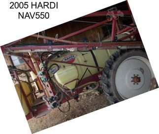 2005 HARDI NAV550
