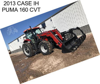 2013 CASE IH PUMA 160 CVT