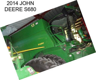 2014 JOHN DEERE S680