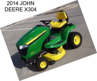 2014 JOHN DEERE X304