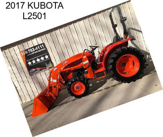 2017 KUBOTA L2501