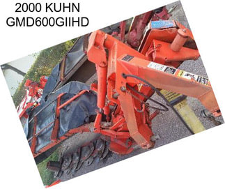 2000 KUHN GMD600GIIHD