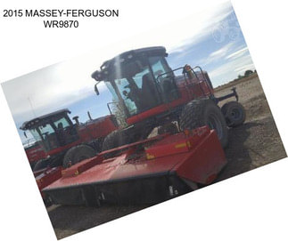 2015 MASSEY-FERGUSON WR9870