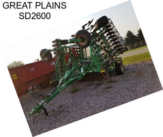 GREAT PLAINS SD2600