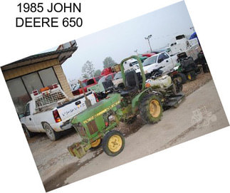 1985 JOHN DEERE 650