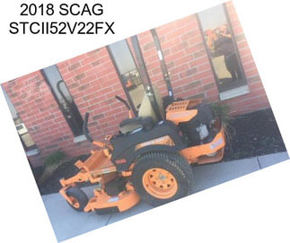 2018 SCAG STCII52V22FX