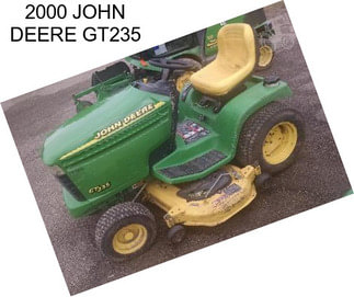 2000 JOHN DEERE GT235