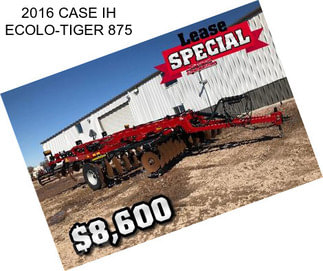 2016 CASE IH ECOLO-TIGER 875