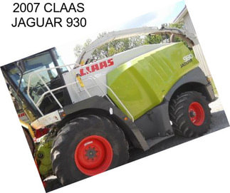 2007 CLAAS JAGUAR 930