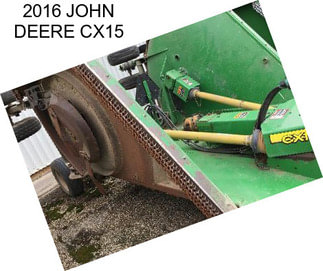 2016 JOHN DEERE CX15