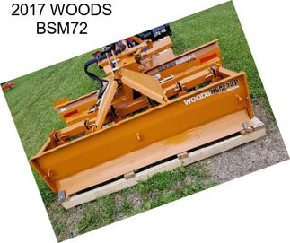 2017 WOODS BSM72