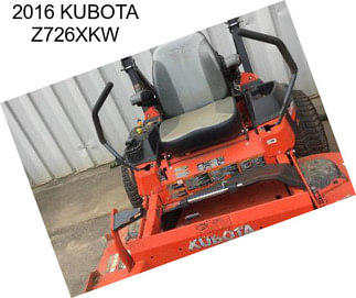 2016 KUBOTA Z726XKW