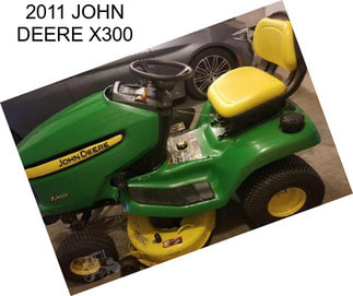 2011 JOHN DEERE X300