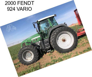 2000 FENDT 924 VARIO