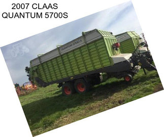 2007 CLAAS QUANTUM 5700S