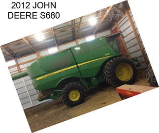 2012 JOHN DEERE S680